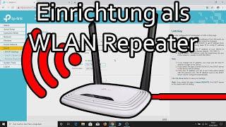 TP-Link Router als WLAN Repeater einrichten (TL WR841N)