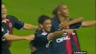 Alex Dias (PSG) - 08/09/2001 - PSG 2x2 Lens - 1 gol