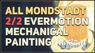 All Mondstadt Evermotion Mechanical Painting Puzzles Genshin Impact