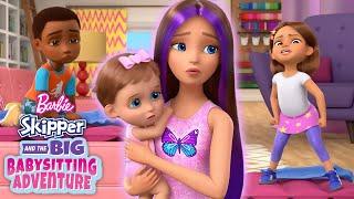 BABYSITTING CHAOS! | Barbie: Skipper and the Big Babysitting Adventure