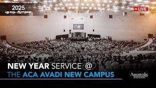 LIVE | New Year Service 2025 - The Garden Church (ACA Avadi)#acaavadi #newyearservice