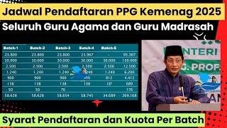 Jadwal Pendaftaran PPG Kemenag 2025 ~ Cek Syarat dan Kuota Seluruh Guru Agama dan Guru Madrasah 2025