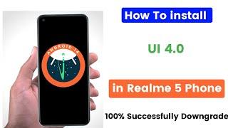 how to install realme ui 4.0 in realme 5