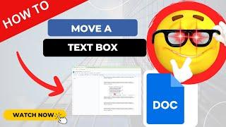 Move a Text Box in Google Docs