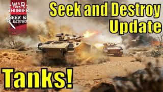 War Thunder Seek and Destroy Update - Tanks!