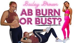 Personal Trainer Tries & Reviews Bailey Brown's 5 MIN AB BURN WORKOUT