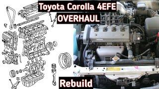 Toyota Corolla 4efe,5efe Engine Overhaul, reassemble Part 1 by RajaAuto