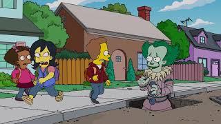 Pennywise appears at the Simpsons