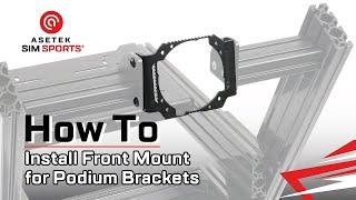 How To: Install Front Mount For Podium Brackets