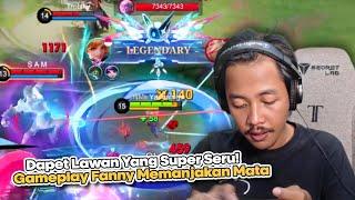 SUMPEH SERU BANGET️Match Ini Mengandung Gameplay Fanny Yang Boleh Ditiru - Mobile Legends