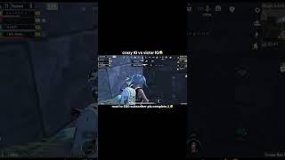 crazy IQ vs victor IQwho is the best pls comment me #bgmi #shorts #pubg #viralshort