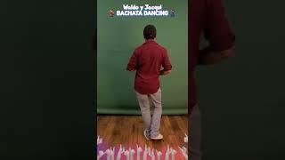 Beginner Bachata Front Cross Step | Bachata Dancing | Back View | Waldo y Jacqui