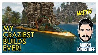 Crazy EVENT BUILDS and MODS with AARON LONGSTAFF! | Ark Survival Ascended