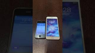 iPhone 3GS vs iPhone 7 Plus boot up test #shorts #iphone3gs #ios6 #iphone7plus #ios12