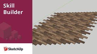 How to create custom tiling material in SketchUp - Skill Builder