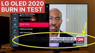 LG OLED CX 2020 Burn in Test