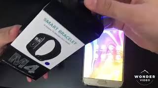 How to setup M4 smart bracelet 2019 step by step in 3 minutes 