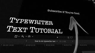 How to Make TYPEWRITER TEXT - Final Cut Pro X Tutorial