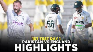 Full Highlights | Pakistan vs England | 1st Test Day 1, 2024 | PCB | M3G1K