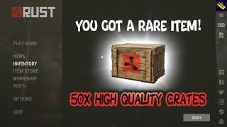 Unboxing High Quality Crates | Rust Loot Boxes 2024