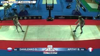 Moscow 2015 MS GP T64 27 red Apithy B FRA vs Danilenko D RUS