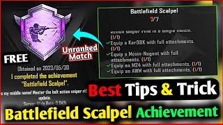 Easyway To Complete (Battlefield Scalpel) Achievement | New Trick To Complete Battlefield Scalpel