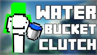How to MLG Water Bucket Clutch in Minecraft Like Dream In Under a Minute #shorts