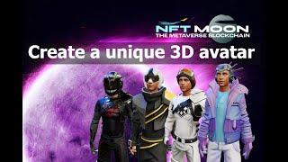 3D Avatar Builder NFT Moon Metaverse