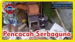 Mesin Pencacah Pakan Ternak - Pencacah Jerami, Janggel Jagung, Rumput Gajah