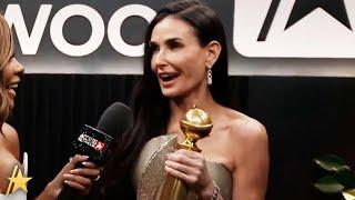 Demi Moore Reflects On Golden Globes Win: ‘I Wasn’t Sure That I Heard It Right’