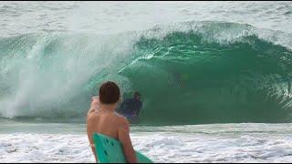 MIKE STEWART & TANNER MCDANIEL VISIT BOX BEACH IN "8 DAYS" #bodyboarding