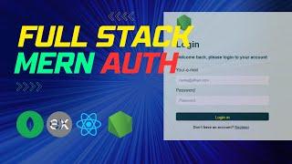 FULL STACK MERN AUTH | User authentication, JWT, Node.js, MongoDB, React Context Api