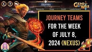 Gems of War Nexus Journey Event for the Week of July 8, 2024 (Lick of Fire)