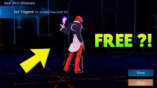 HOW TO GET IORI YAGAMI SKIN FREE