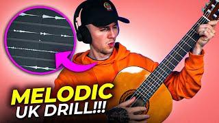 Making A Melodic UK Drill Beat With A Real Guitar! (Central Cee Type Beat Tutorial - FL Studio 21)
