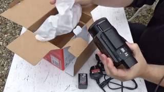 Sony FDR AX53 Unboxing