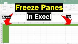 How To Freeze Panes In Excel (Row & Column!)