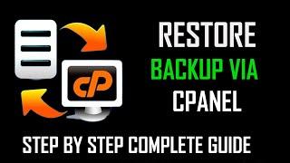 How to Restore Full Website Backup via cPanel [STEP BY STEP] 2024