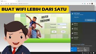 Cara Membuat Jaringan Wifi lebih dari satu pada Router FiberHome | Telkom Indihome