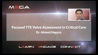 Focused TTE Valve Assessment in Critical Care Dr  Ahmed Hegazy