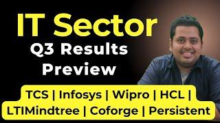 IT sector Q3 results preview | TCS | Infosys | Wipro | HCL | Coforge | Persistent share latest news