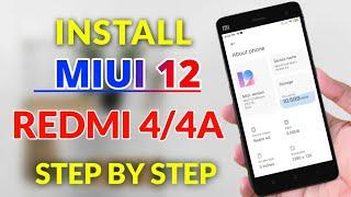 Install MIUI 12 Redmi 4/4A | Any Redmi Device's | Hindi | Step By Step | "Full Tutorial"