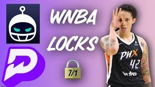 PRIZEPICKS WNBA MONDAY 7/1/24 - BEST PICKS (73% hit rate)!!! FREE PICKS - WNBA TODAY