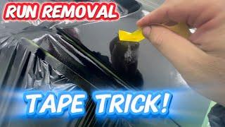 How to Remove a Paint Run Before It Dries!