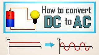 How To Convert DC to AC | Direct current Inverting | 3D Animation