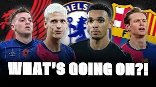  OLMO CASE, CHELSEA STRIKER, FRENKIE DE JONG UPDATE, TRENT QUESTIONS…