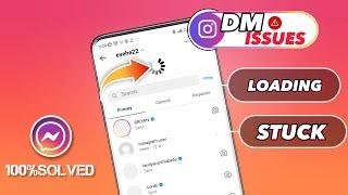Direct Message Not Working Problem in Instagram | Instagram DM Not Loading || DM not showing