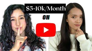 She Makes $5-10K/Month on YouTube With Less Than 1000 Subscribers | Passive Income Streams