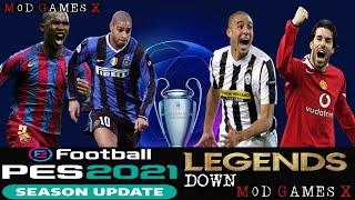   LIVE PES 2021 Champions Legends PARTE 1 "Classic patch ModGamesX LEGENDS PATCH V3