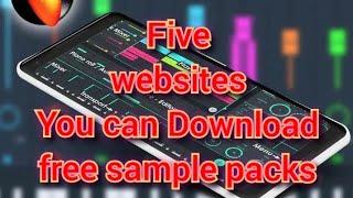 Five Websites You Can Download Free Samples Packs From And Use In FL Studio Mobile.